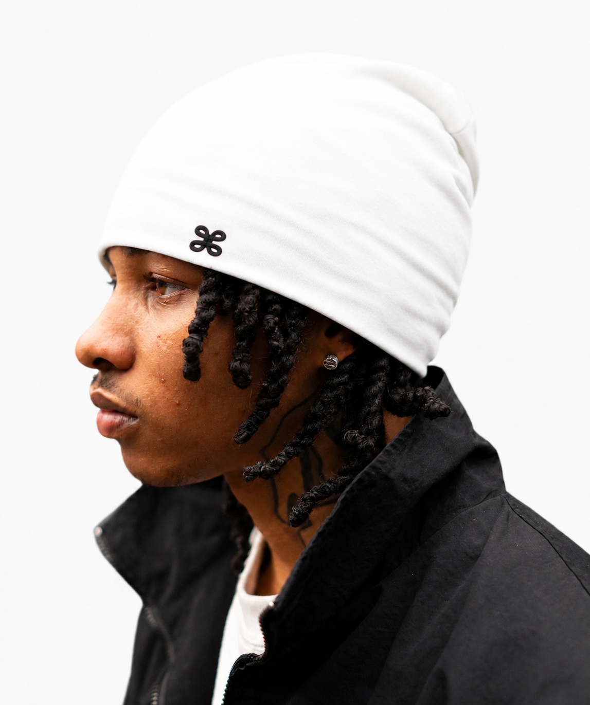 PLAIN WHITE PV SKULL CAP